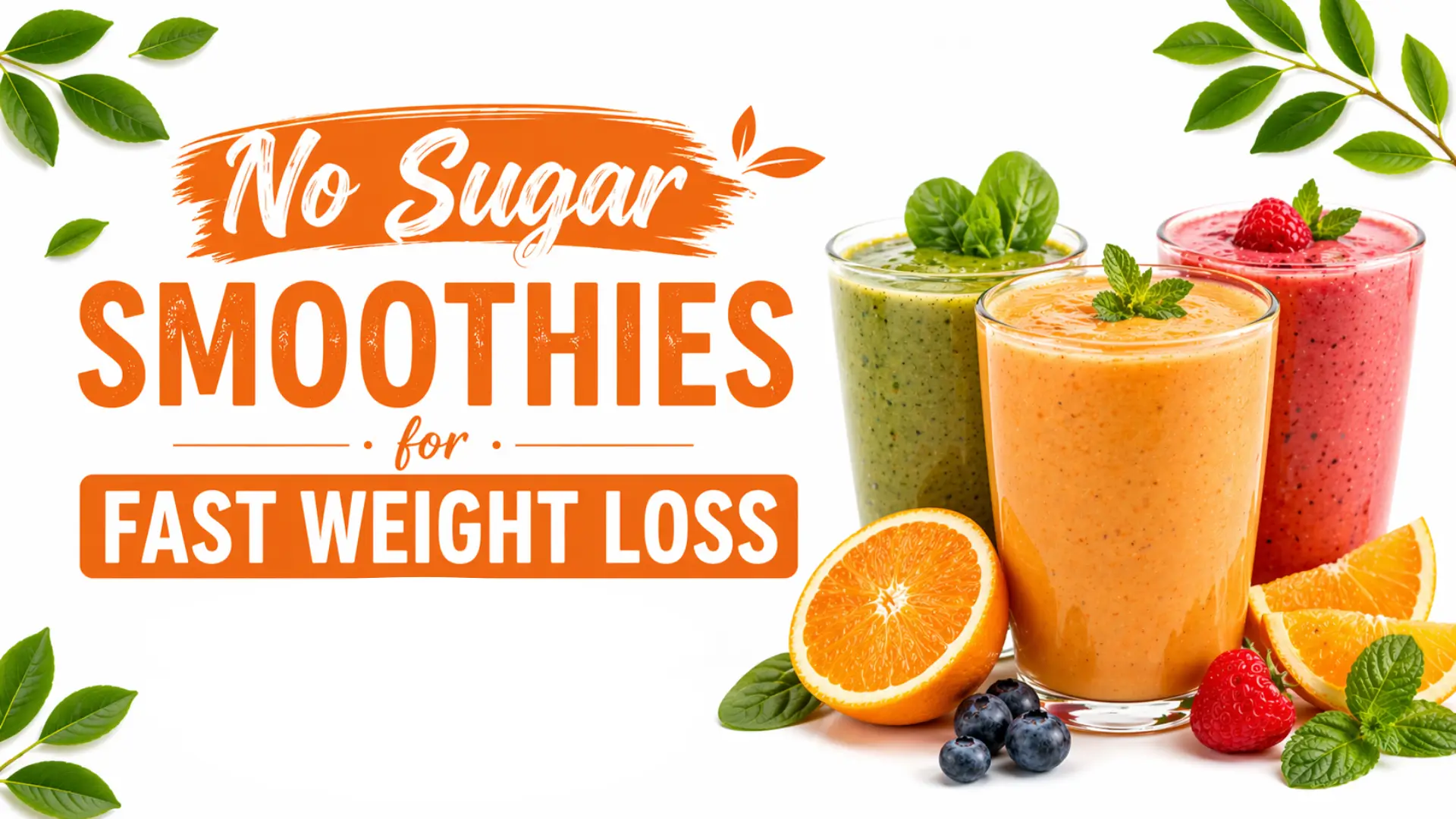 No Sugar Smoothies for Fast Weight Loss image
