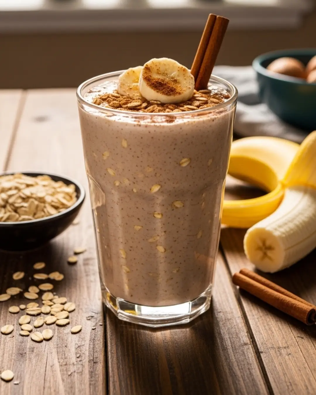 Oat Banana Cinnamon Smoothie