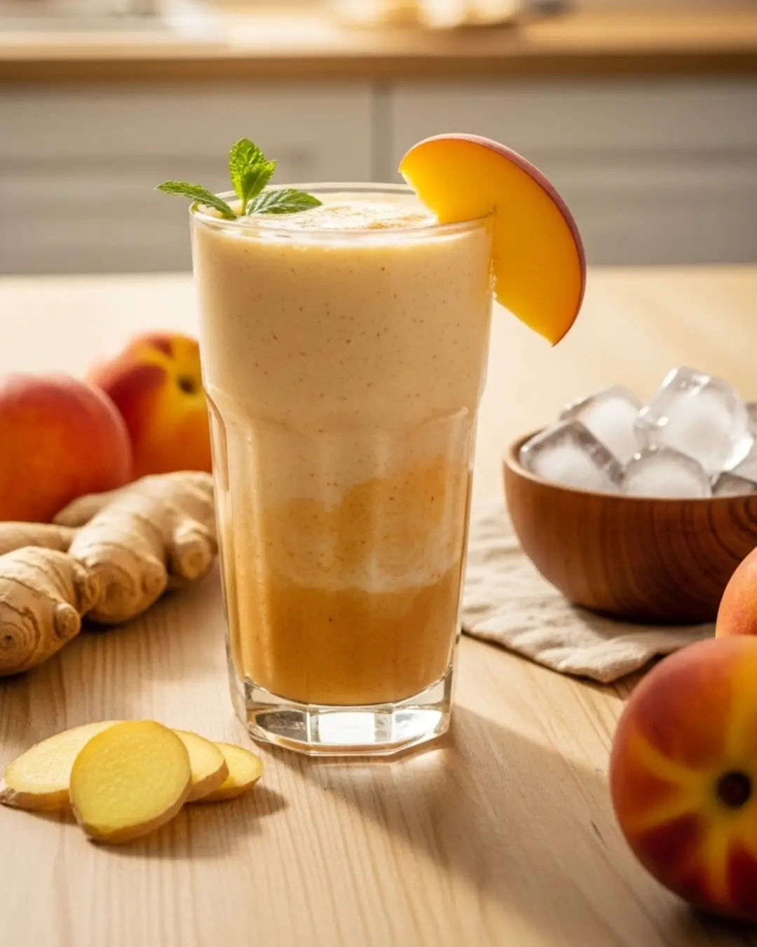 Peach Ginger Metabolism Smoothie