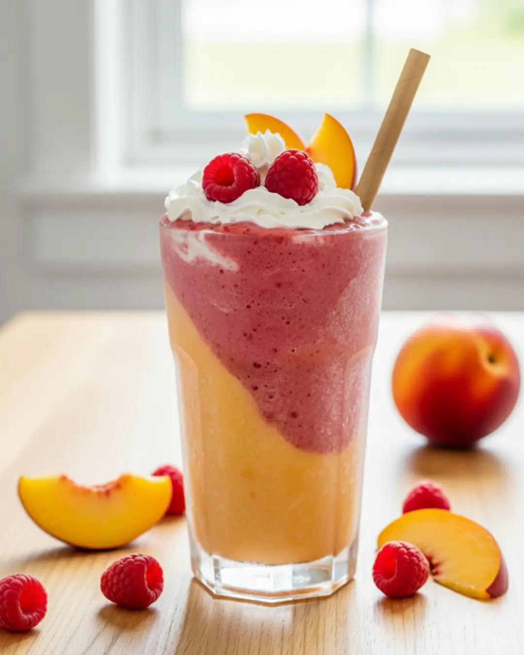 Peach Raspberry Smoothie