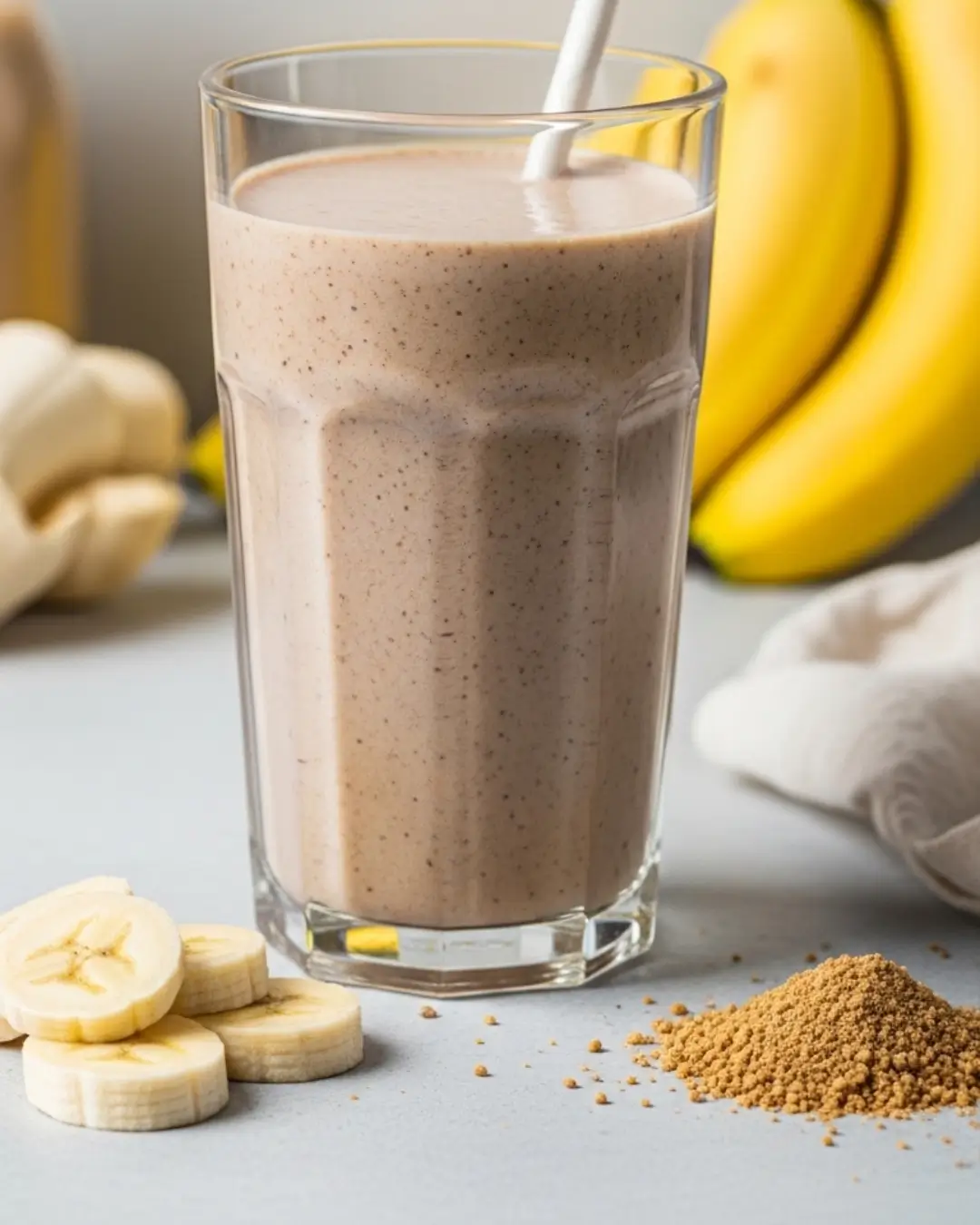 Peanut Butter Banana Protein Smoothie