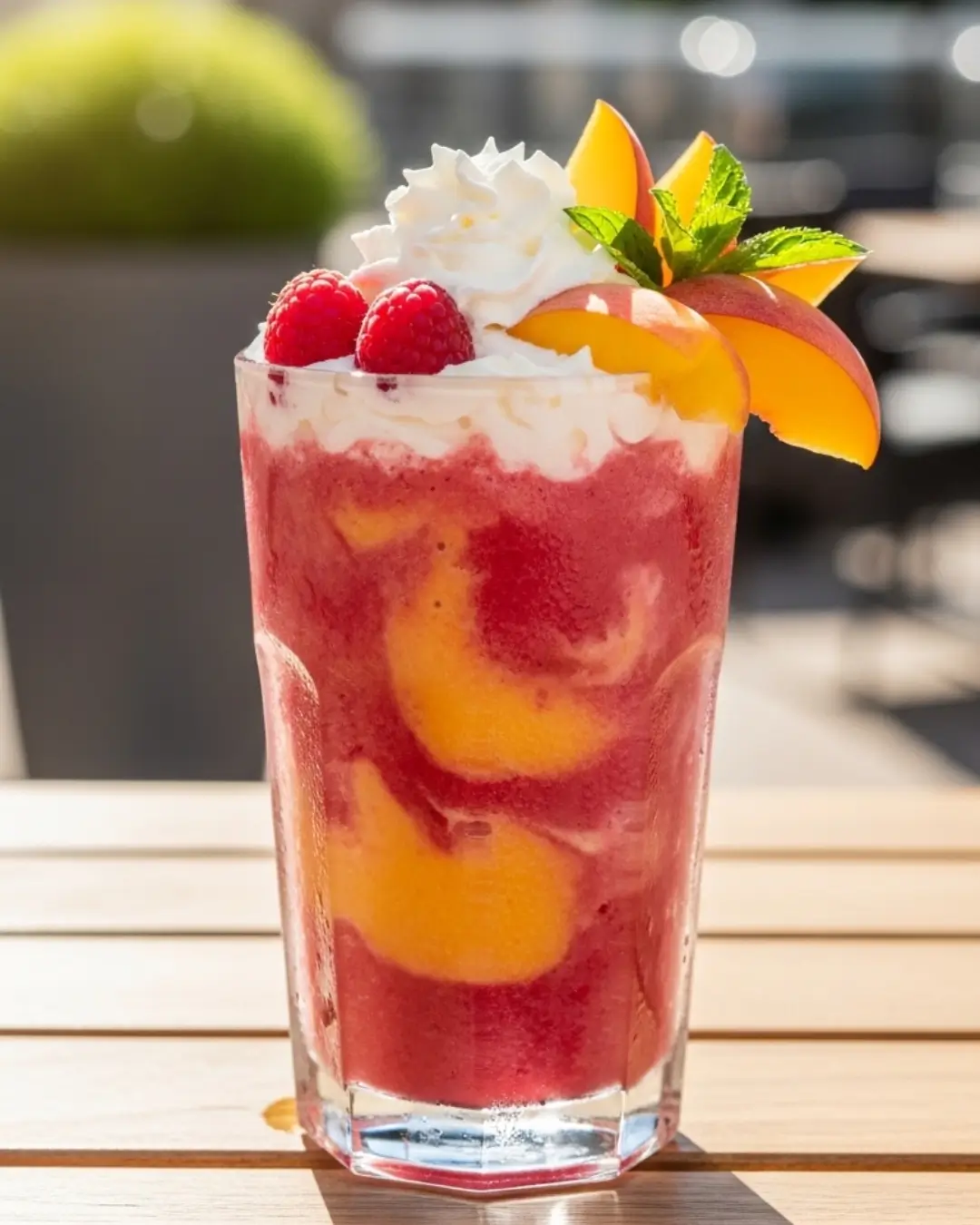 Raspberry Peach Smoothie
