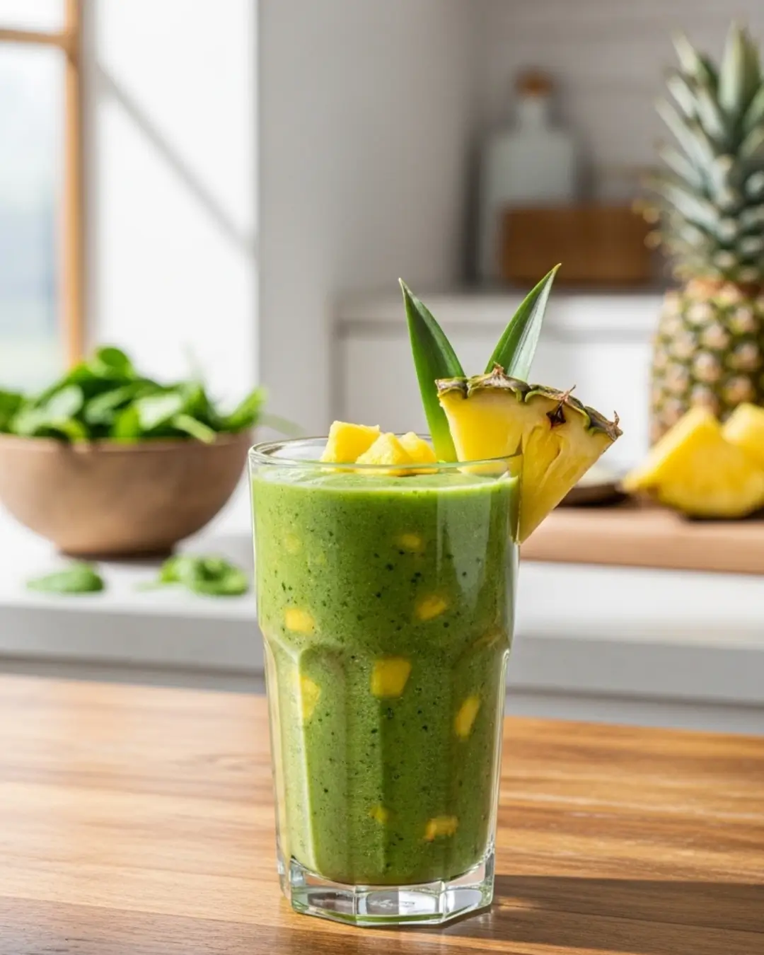 Spinach Pineapple Fat Burner Smoothie