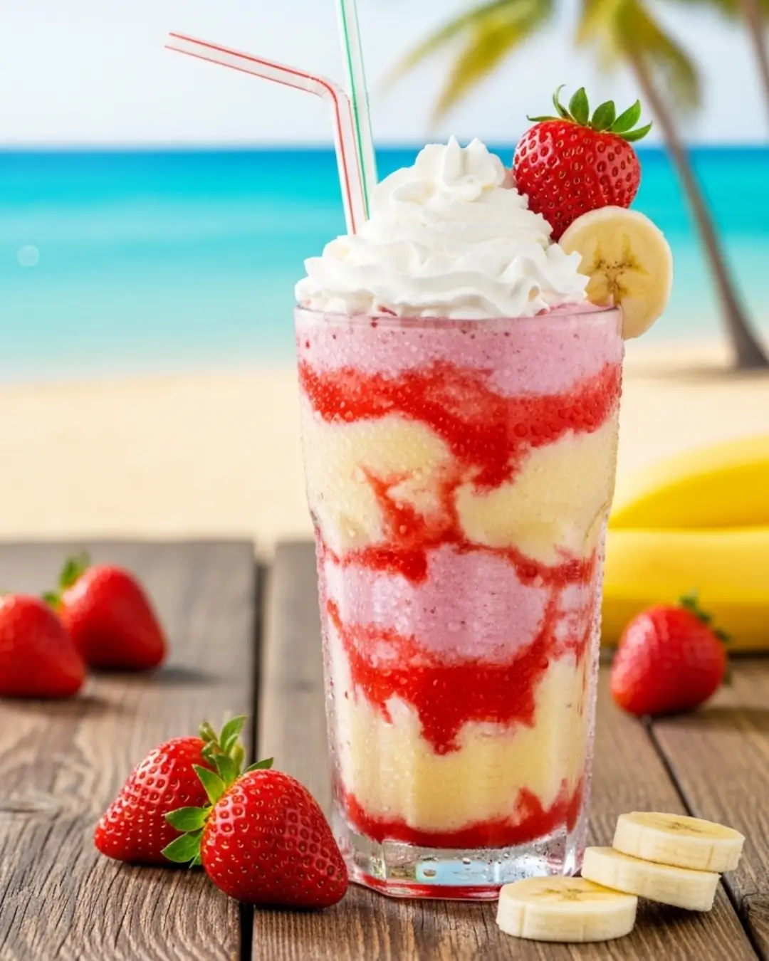 Strawberry Banana Summer Smoothie