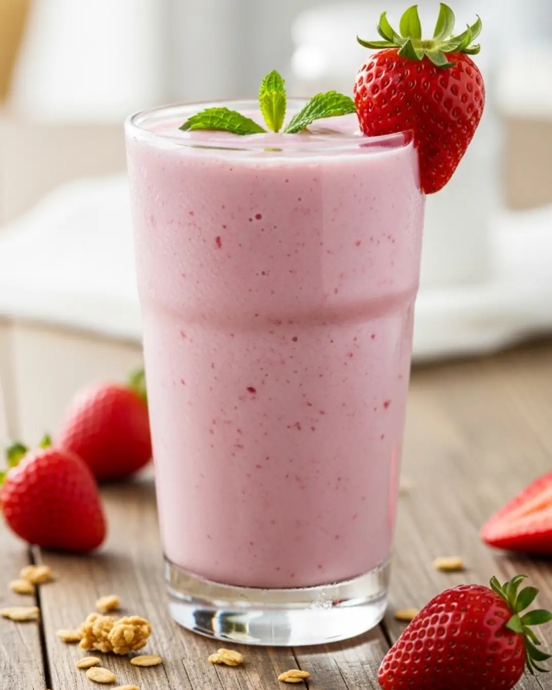 Strawberry Greek Yogurt Smoothie