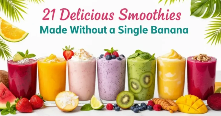 Delicious Smoothies Made Without a Single Banana