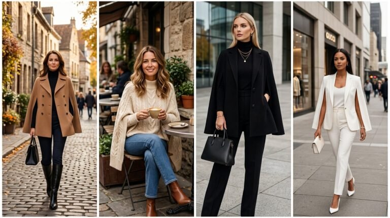 Cape outfit ideas that turn heads without trying