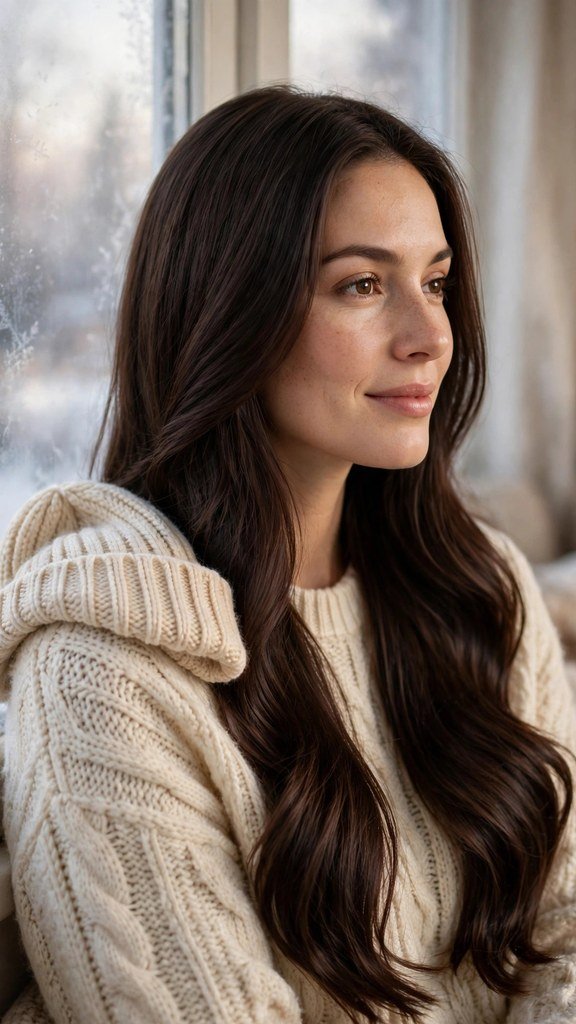 Winter hair care routine for dry and frizzy hair